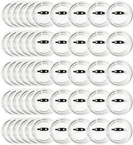 img 4 attached to 🔵 Versatile 50-Piece Button Badge Maker Acrylic Design Set – Ideal for DIY Crafts, Birthdays, and More!