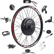 🚲 ebikeling waterproof electric bike conversion kit - 700c front/rear wheel hub motor kit with mountain bike rim logo