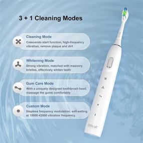img 1 attached to Electric Toothbrush GOOLUC Portable Inductive