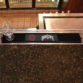 img 3 attached to 🏈 Напиточный коврик Ohio State University Buckeyes Vinyl от FANMATS - Многоцветный, 3,25"x24