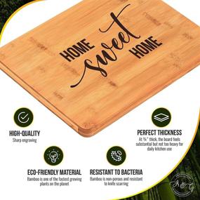 img 3 attached to Engraved Bamboo Cutting Board Housewarming