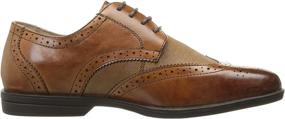 img 1 attached to Stylish and Classic: Florsheim Reveal Wing Tip Oxford Boys' Shoes in Oxfords