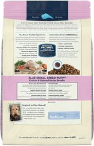 img 3 attached to 🐶 Blue Buffalo Life Protection Formula Natural Puppy Small Breed Dry Dog Food with Chicken and Oatmeal, 15-Lb