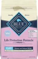 🐶 blue buffalo life protection formula natural puppy small breed dry dog food with chicken and oatmeal, 15-lb logo