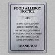 allergy safety notice metal 7 8x11 8 logo