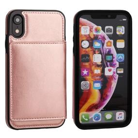 img 2 attached to IPhone XR Wallet Case Credit Card Holder Cell Phones & Accessories and Cases, Holsters & Clips