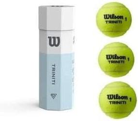 img 2 attached to Experience the Superior Performance of Wilson Triniti Tennis Balls