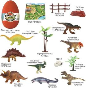 img 3 attached to BQtech Realistic Triceratops Ornithosaurus Educational Toy