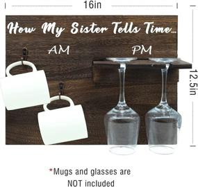 img 2 attached to 🎁 Homsolver Birthday Gift: Bestie Sister and Brother Present for Sister, Popular Christmas and Unique Time-Telling Gift for Women - Party and Holiday Surprise! (Mugs and Glasses Not Included)