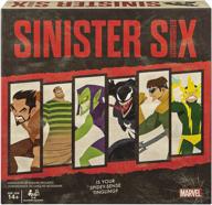 🕷️ spider-man villains heist card game: marvel sinister six edition - exciting fun for teens and adults! logo