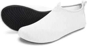 img 1 attached to Racqua Barefoot Quick Dry Kayaking White38 Women's Shoes and Athletic