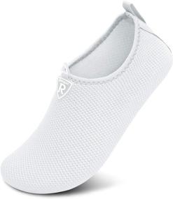 img 4 attached to Racqua Barefoot Quick Dry Kayaking White38 Women's Shoes and Athletic