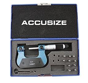 img 2 attached to 📏 AccusizeTools S916 C750 Thread Micrometer with Perfect Fitting