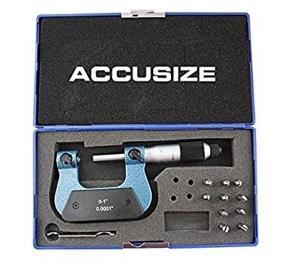 img 3 attached to 📏 AccusizeTools S916 C750 Thread Micrometer with Perfect Fitting