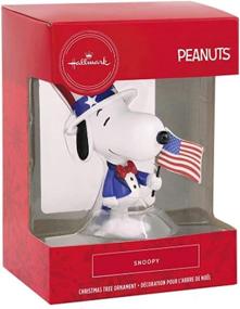 img 1 attached to Snoopy President Peanuts Christmas Ornament