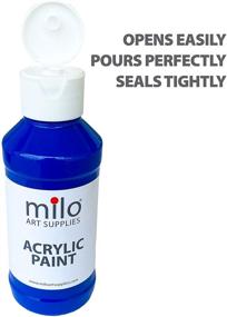 Milo Acrylic Paint 2 oz Bottles Set of 6