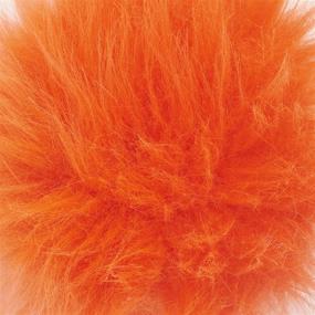 img 3 attached to 🦁 Lion Brand Yarn The Pom (single) in Tangerine Dream - Vibrant and Fuzzy Crafting Yarn for Creative Projects!