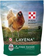 purina layena+ 10 lb bag - optimal nutrition for free range layer hens logo