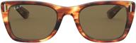 😎 stylish ray ban rb2248 caribbean rectangular sunglasses: a perfect blend of fashion and elegance logo