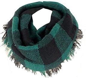 img 2 attached to 🧣 Classy and Cozy: StylesILove Collection Infinity Buffalo Women's Accessories and Scarves & Wraps