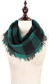 img 1 attached to 🧣 Classy and Cozy: StylesILove Collection Infinity Buffalo Women's Accessories and Scarves & Wraps