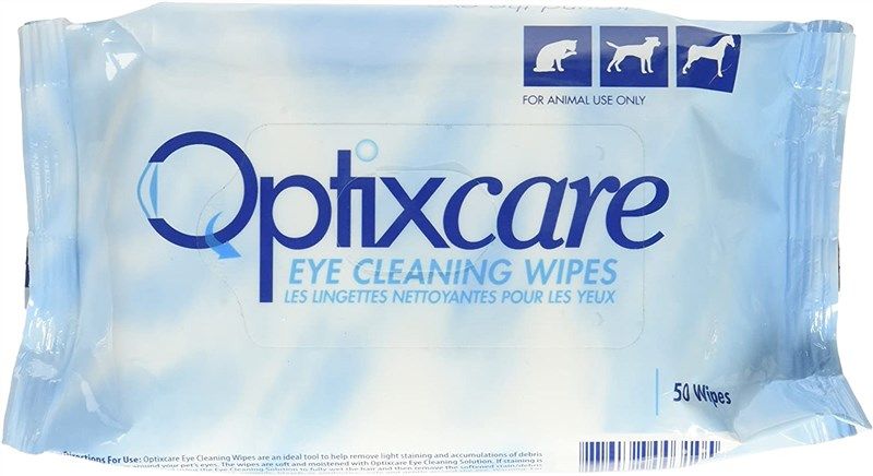 optixcare count cleaning wipes animals 로고