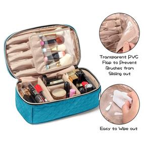 img 3 attached to Teamoy Cosmetic Organizer Brushes Essentials Travel Accessories