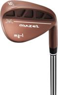 mazel men golf wedge set (3pcs) - improve short game efficiency with gap, sand & lob wedges! logo