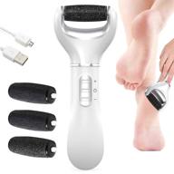 🦶 rechargeable electric callus remover with 3 replacement 1500mah batteries - smartideal portable electronic foot file pedicure tool for professional foot care and dead skin removal logo