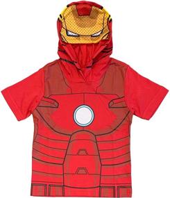 img 2 attached to 👕 Marvel Avengers Hooded Green Boys' Clothing: Tops, Tees & Shirts