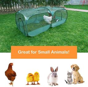 img 3 attached to 🐔 TruePetz Portable Chicken Coop - Pop Up Playpen for Small Animals - Foldable Outdoor Pet Enclosure Bunny Playpen: Portable and Convenient Solution for Small Animal Owners