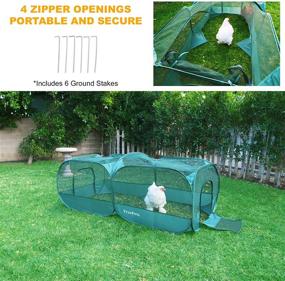 img 2 attached to 🐔 TruePetz Portable Chicken Coop - Pop Up Playpen for Small Animals - Foldable Outdoor Pet Enclosure Bunny Playpen: Portable and Convenient Solution for Small Animal Owners