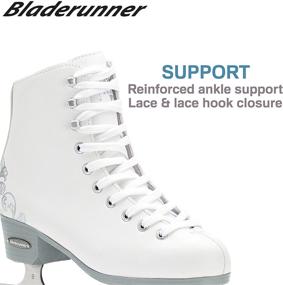 img 3 attached to ⛸️ Rollerblade Allure Women's Adult Figure Skates - Bladerunner Ice, White Ice Skates