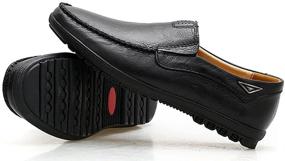 img 2 attached to 👞 Stylish and Trendy VanciLin Leather Fashion Loafers 228Black - Elevate Your Fashion Game!