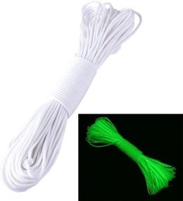 img 2 attached to 100FT 9-Strand Luminous Glow in the Dark Parachute Cord - 550 Paracord