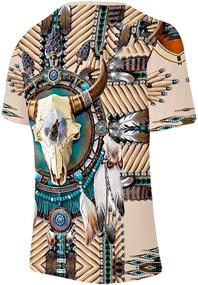 img 1 attached to SIAOMA American Indians T Shirt X Large Men's Clothing in Active