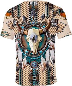 img 2 attached to SIAOMA American Indians T Shirt X Large Men's Clothing in Active