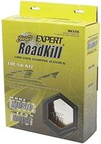 img 2 attached to 🚗 Stinger RKXTK Roadkill Expert Series 20 sqft Black Sound Damping Material Trunk Kit