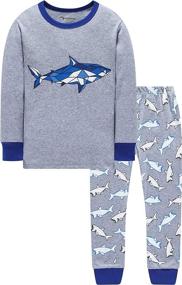 img 3 attached to 👦 Boys' Sleepwear Pajamas for Christmas: Clothing for Children via Sleepwear & Robes