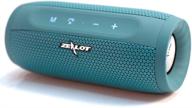 🔊 zealot portable bluetooth speakers s16 - loud stereo sound & 20w, musicunicorn, handfree calling, external charger 4000mah, blue - compatible with iphone, samsung, huawei logo