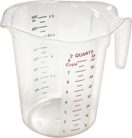 img 1 attached to 🔍 Winco PMCP-200 Measuring Cup Review: Polycarbonate, 2-Quart, Clear - A Must-Have Kitchen Essential