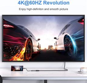 img 1 attached to Адаптер USB-C к HDMI (4K @ 60 Гц) компьютерные аксессуары и периферийные устройства в адаптерах для компьютерных кабелей