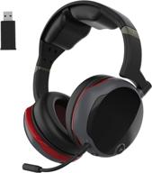 🎧 soulion 2.4g wireless gaming headset with 25-hour playtime, 3d virtual surround sound, detachable noise cancelling microphone for pc, nintendo switch, and playstation 5 (ps5) логотип