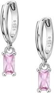 michooyel diamond earrings sterling zirconia logo