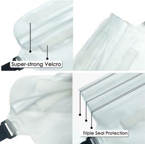 img 1 attached to YUMQUA Waterproof Pouch with Waist Strap 🌊 - Keep Your Valuables Dry during Water Activities