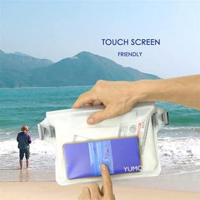 img 2 attached to YUMQUA Waterproof Pouch with Waist Strap 🌊 - Keep Your Valuables Dry during Water Activities