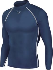 img 4 attached to 🧥 Men's Winter Thermal Compression Base Layer Top with Optimal Skin Tight Technology for Warmth