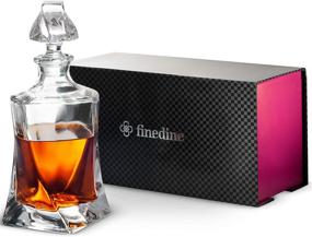 img 3 attached to Elevate Your Whiskey Experience with FineDine's Exquisite European Style Glass Whiskey Decanter