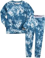 vaenait baby tiedye navy pajamas: stylish and comfortable sleepwear for baby girls logo