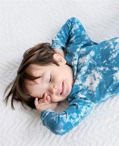 img 2 attached to VAENAIT BABY Tiedye Navy Pajamas: Stylish and Comfortable Sleepwear for Baby Girls